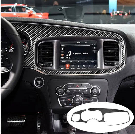 Dodge Charger full Carbon fiber dash trim